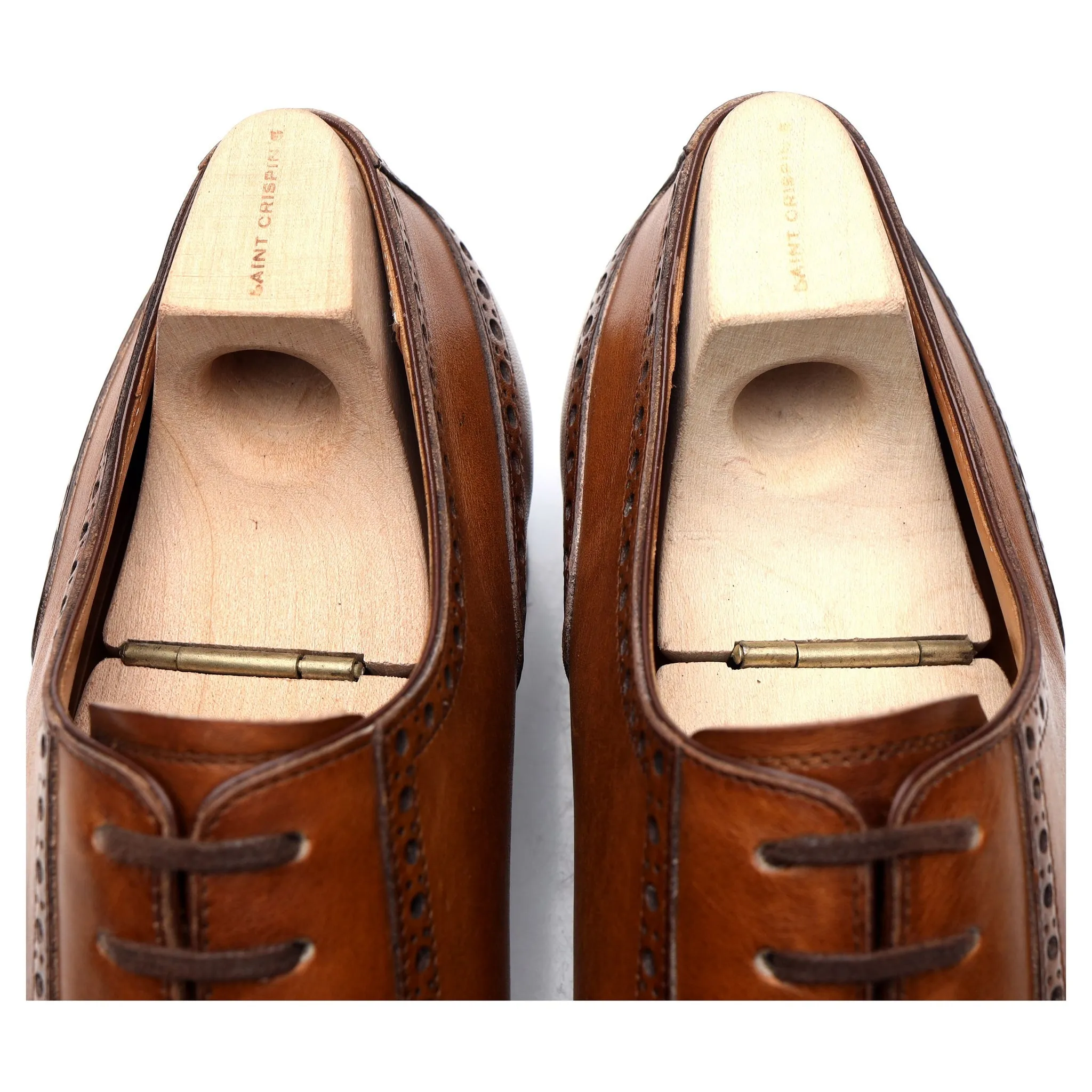 '315' Tan Brown Leather Semi Oxford 7 F