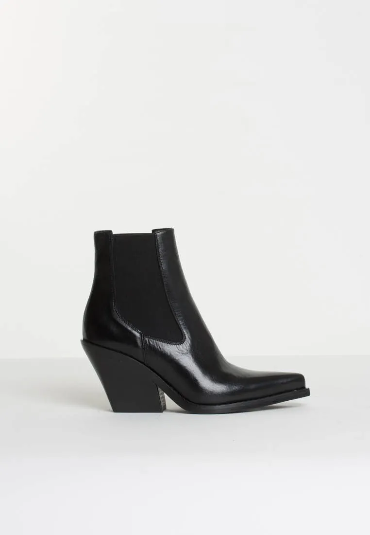 Adele Black Ankle Boots