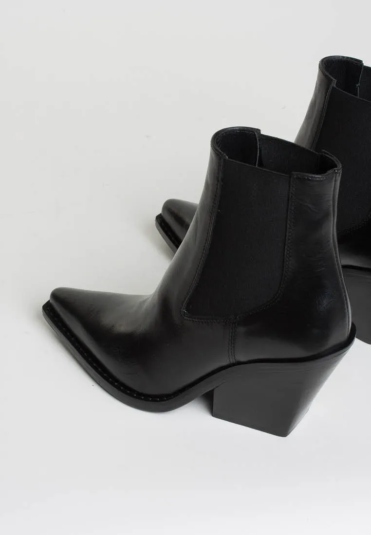 Adele Black Ankle Boots