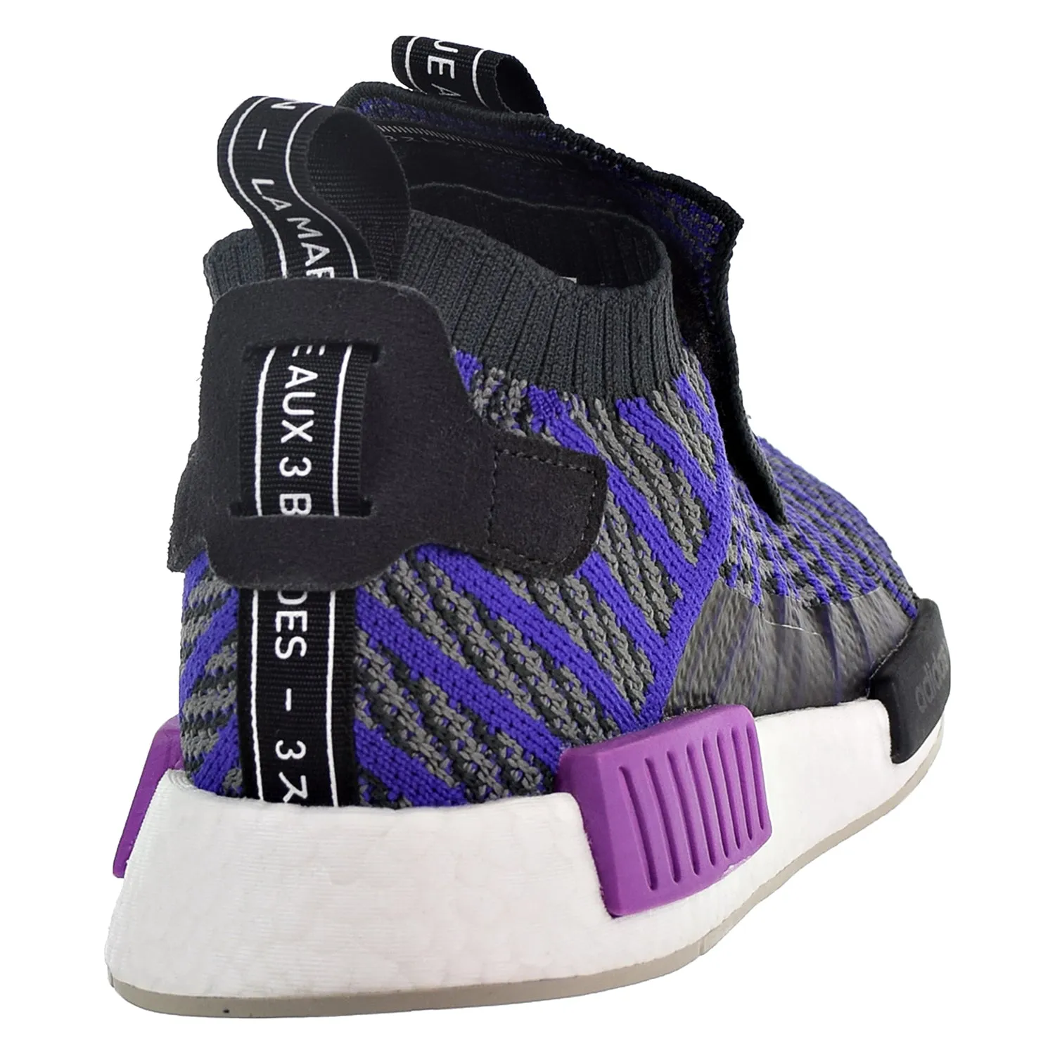 Adidas NMD_TS1 Primeknit Men's Shoes Purple/Grey