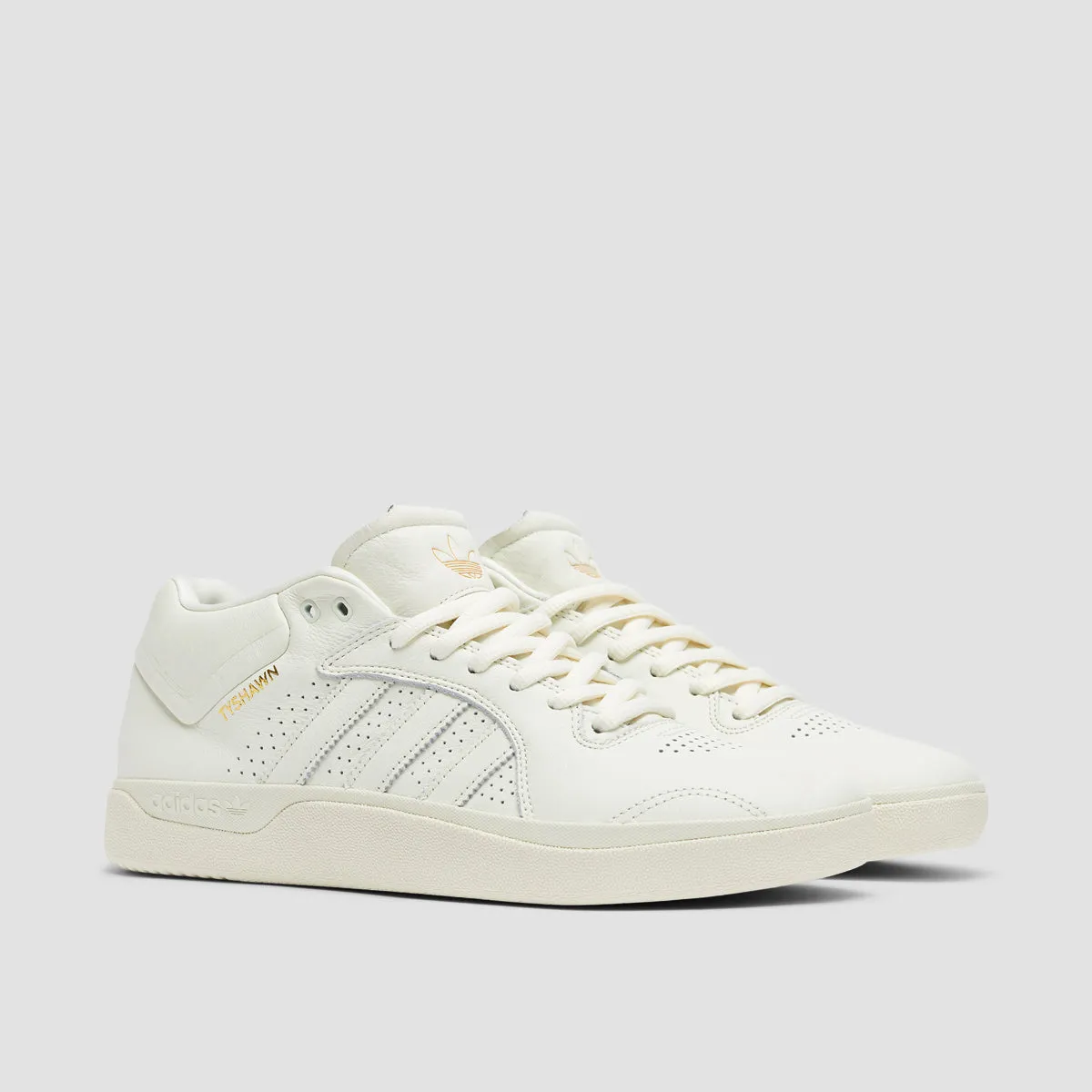 adidas Tyshawn Shoes - Ivory/Ivory/Bluebird