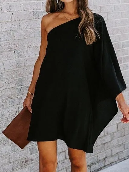 Asymmetrical Mini Dress for Women