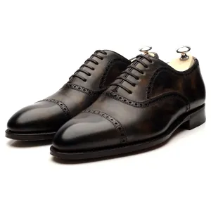 'Bellantonio' Dark Brown Museum Leather Oxford Brogues UK 9 EU 43