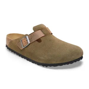 Birkenstock Boston Clog (Men) - Thyme Oiled Leather/Suede