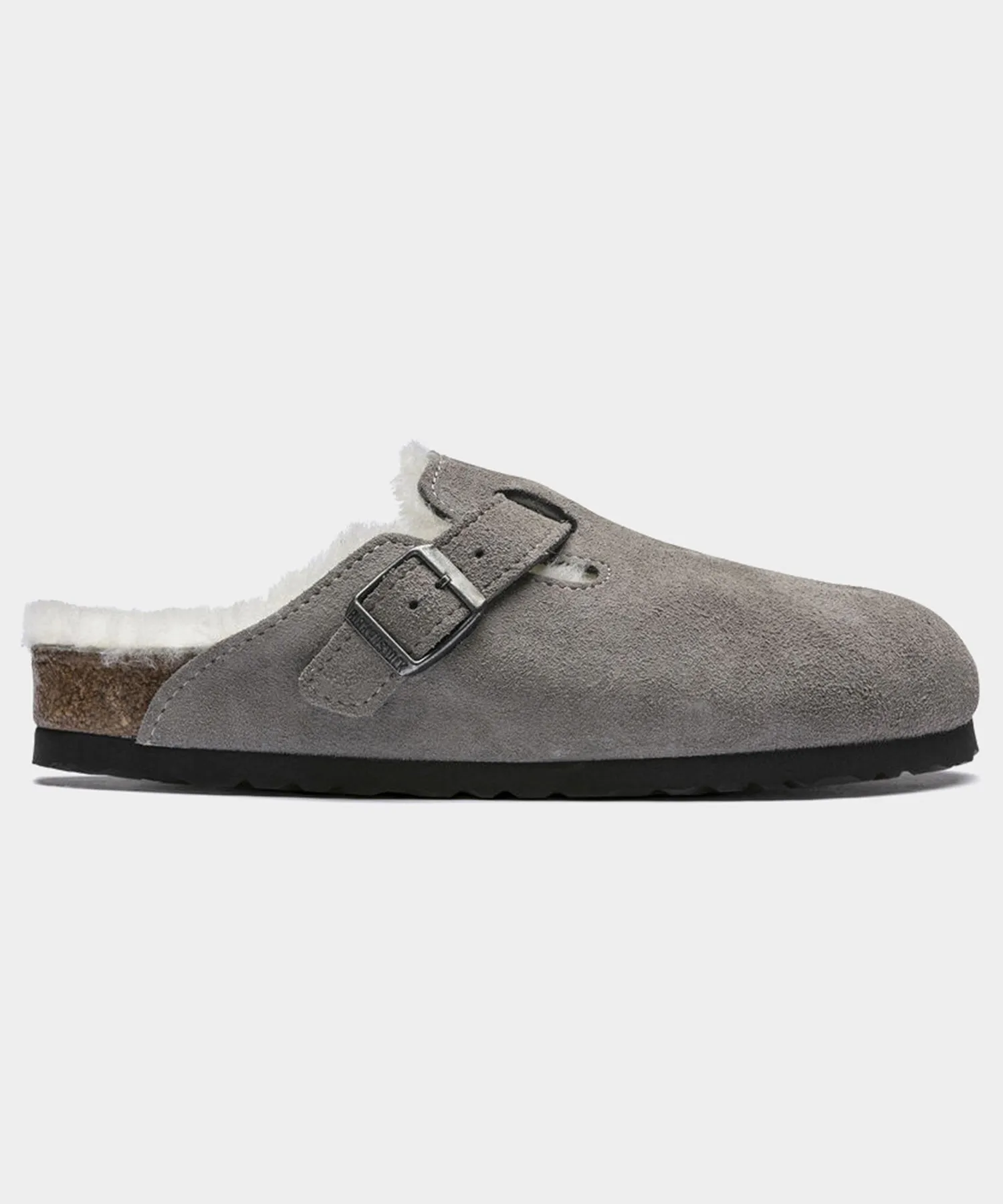 Birkenstock Boston Shearling in Stone