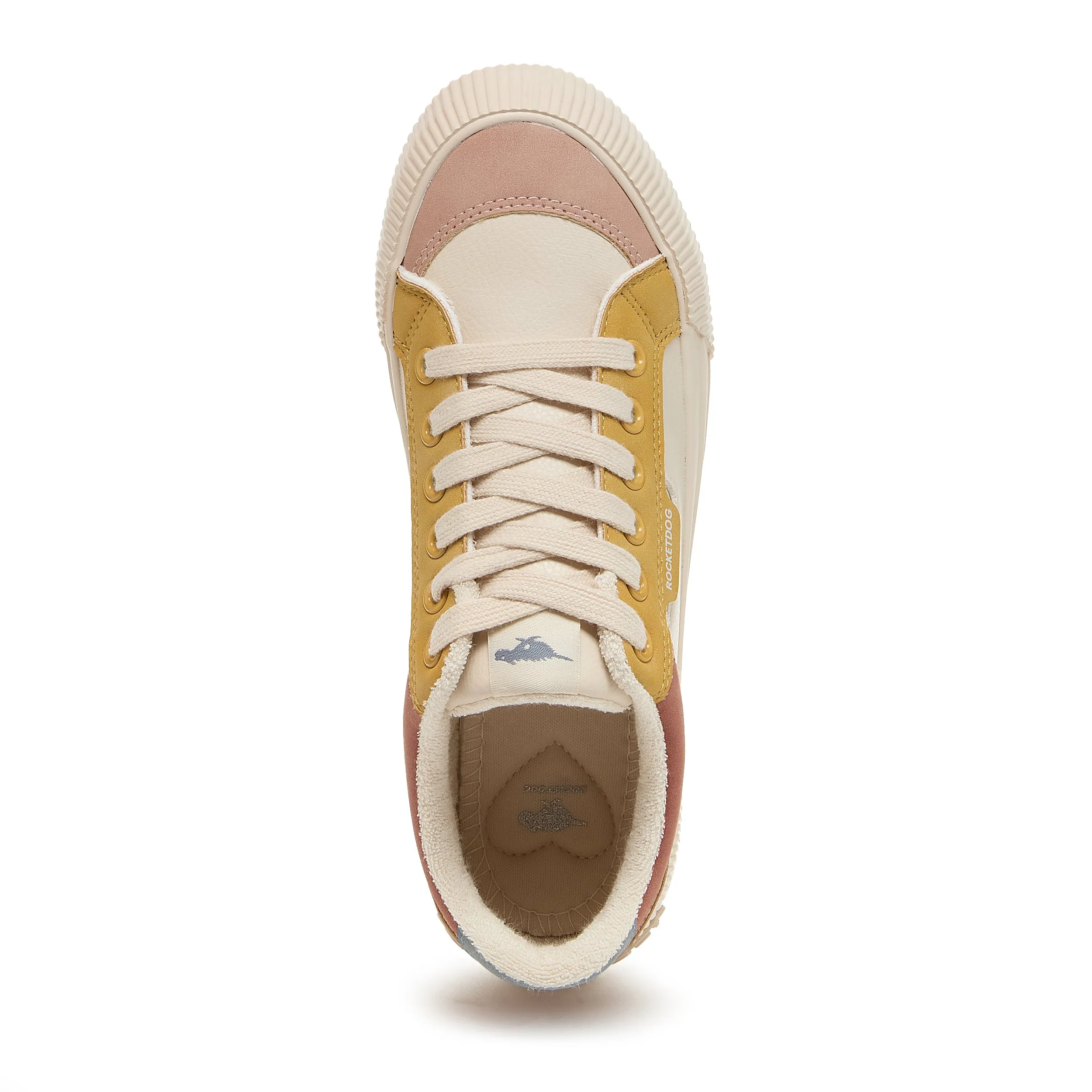 Cheery Tan Colour Block Trainers