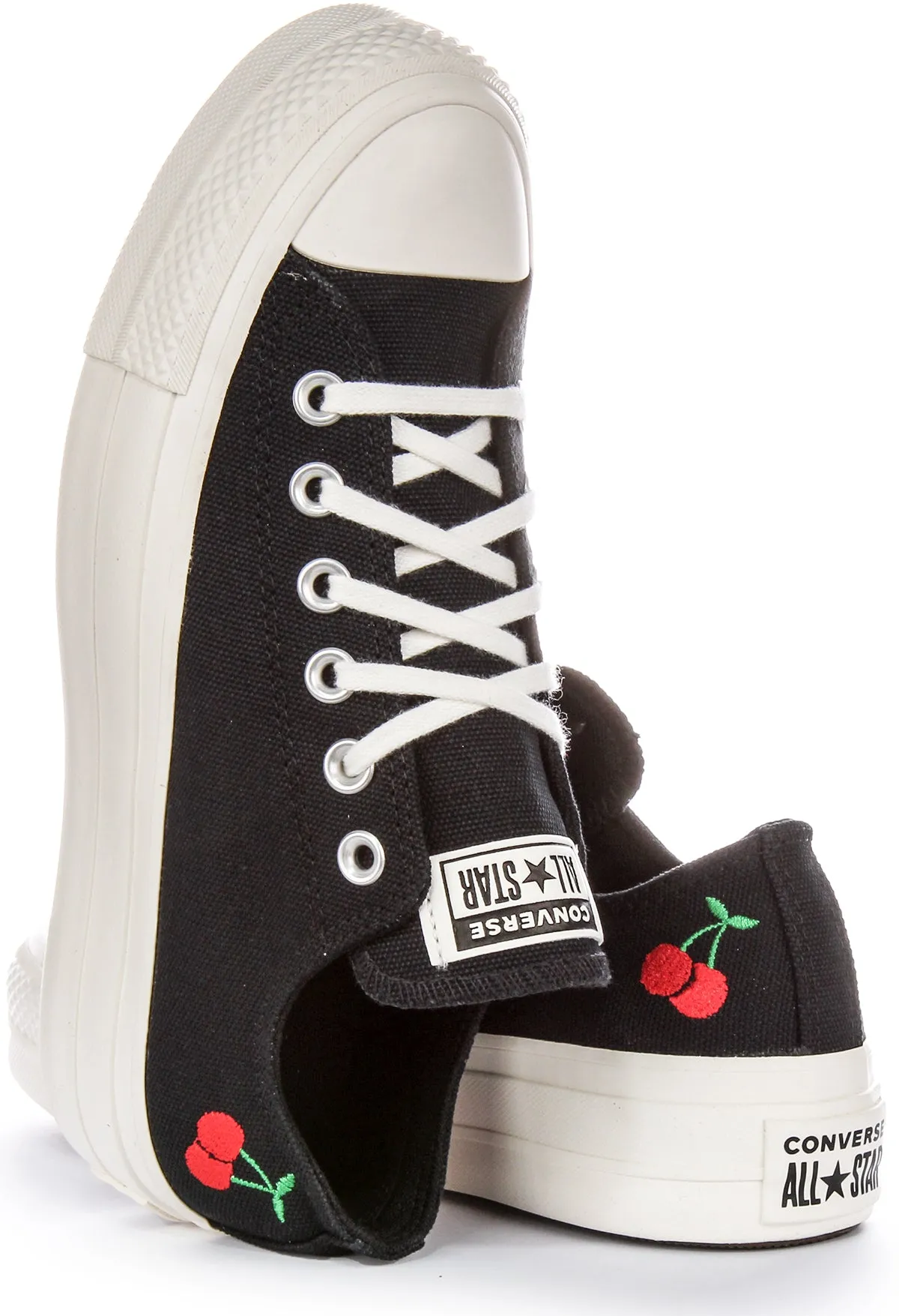 Converse All Star Lift Platform A08862C In Black Cherries