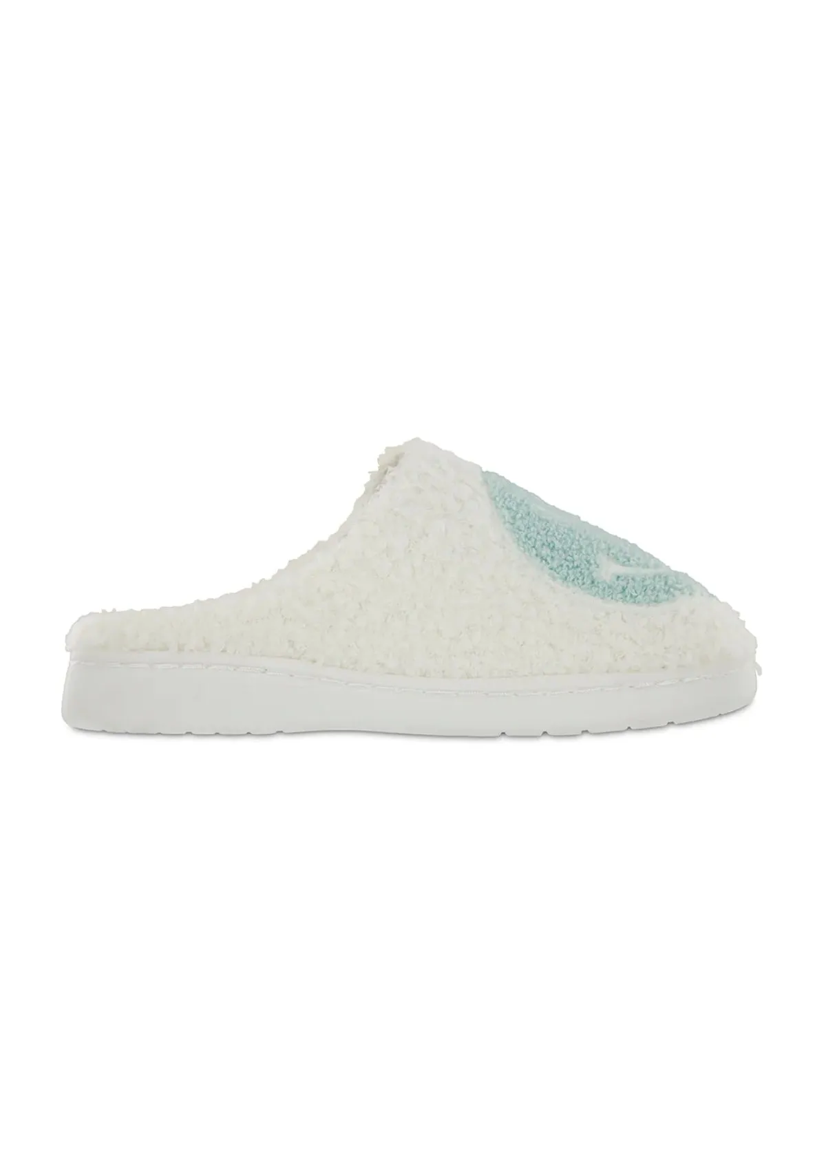 Cozi Happy Face Slipper - Saige Teal