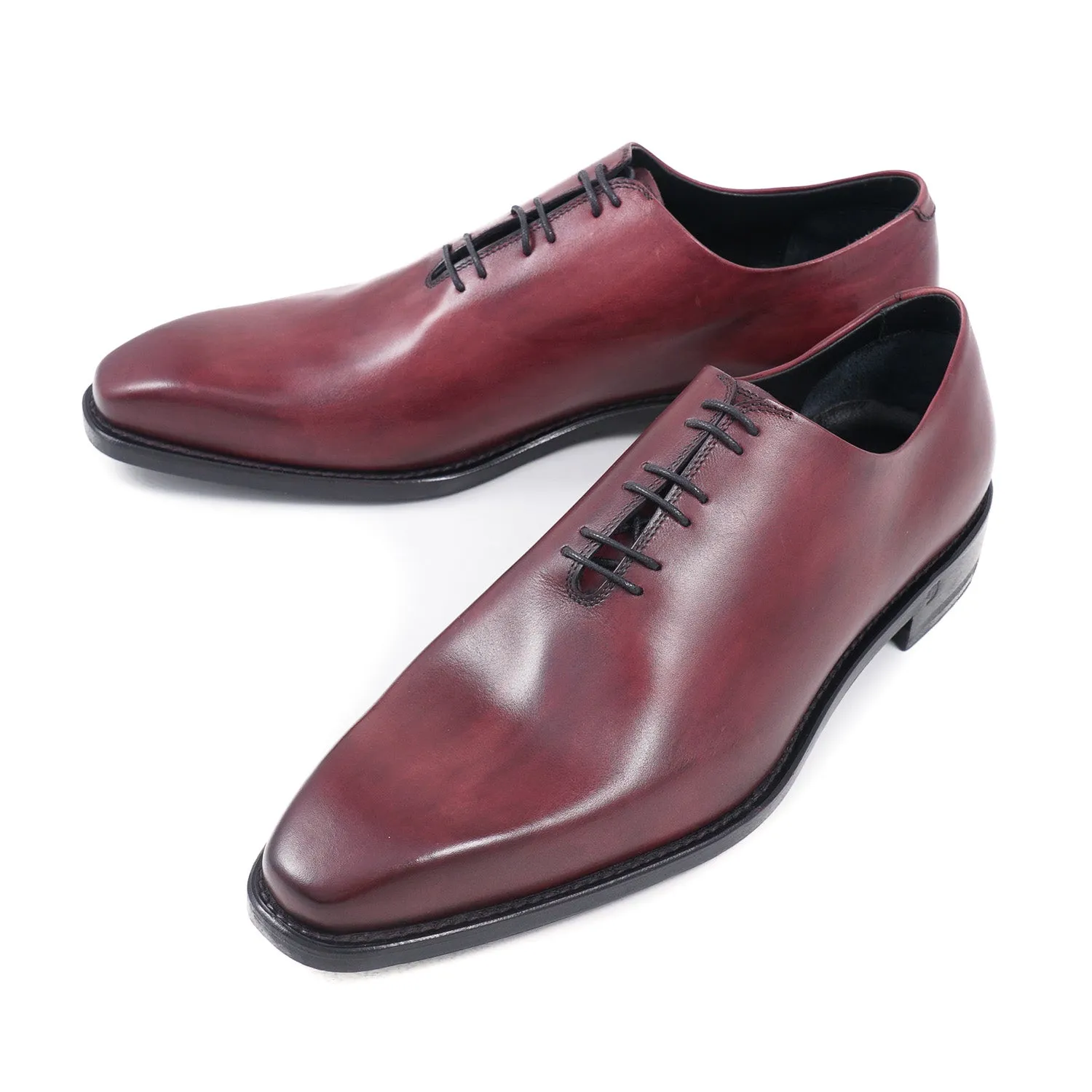 Di Mella Burgundy Wholecut Shoes