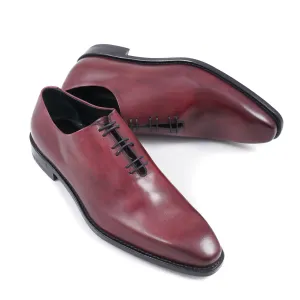 Di Mella Burgundy Wholecut Shoes