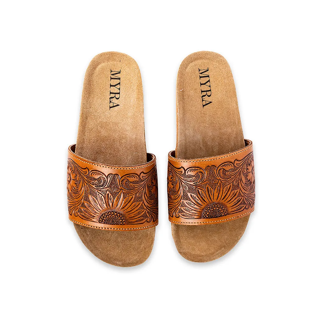 Dottie Hand-Tooled Sandals