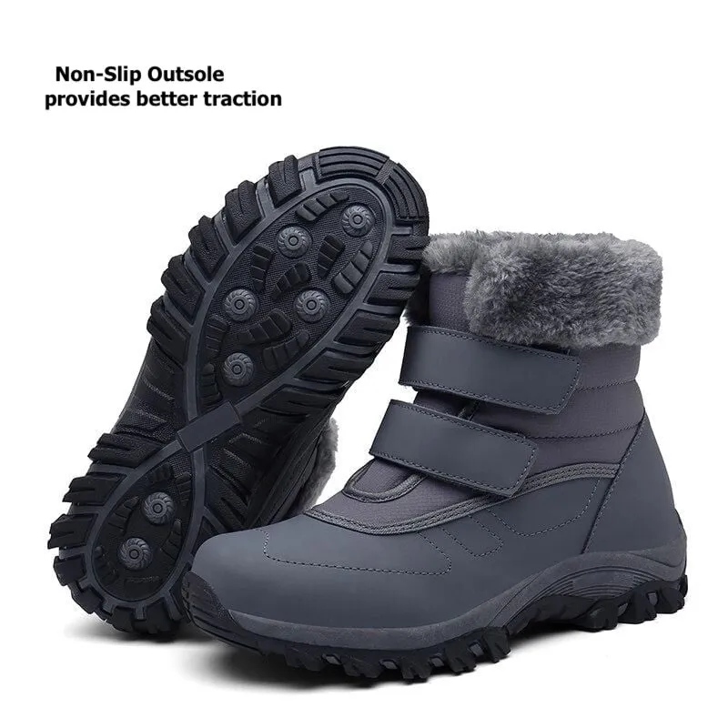 Dyavor Orthopedic Boots For Women Thick Fur Waterproof Cozy Padded Outdoor Boots