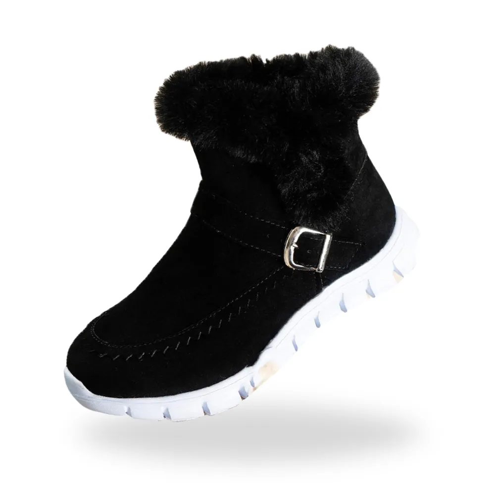 Dyavor Orthopedic Women Boots Winter Fur Lining Extra Comfortable Warm Fashion Snow Boots