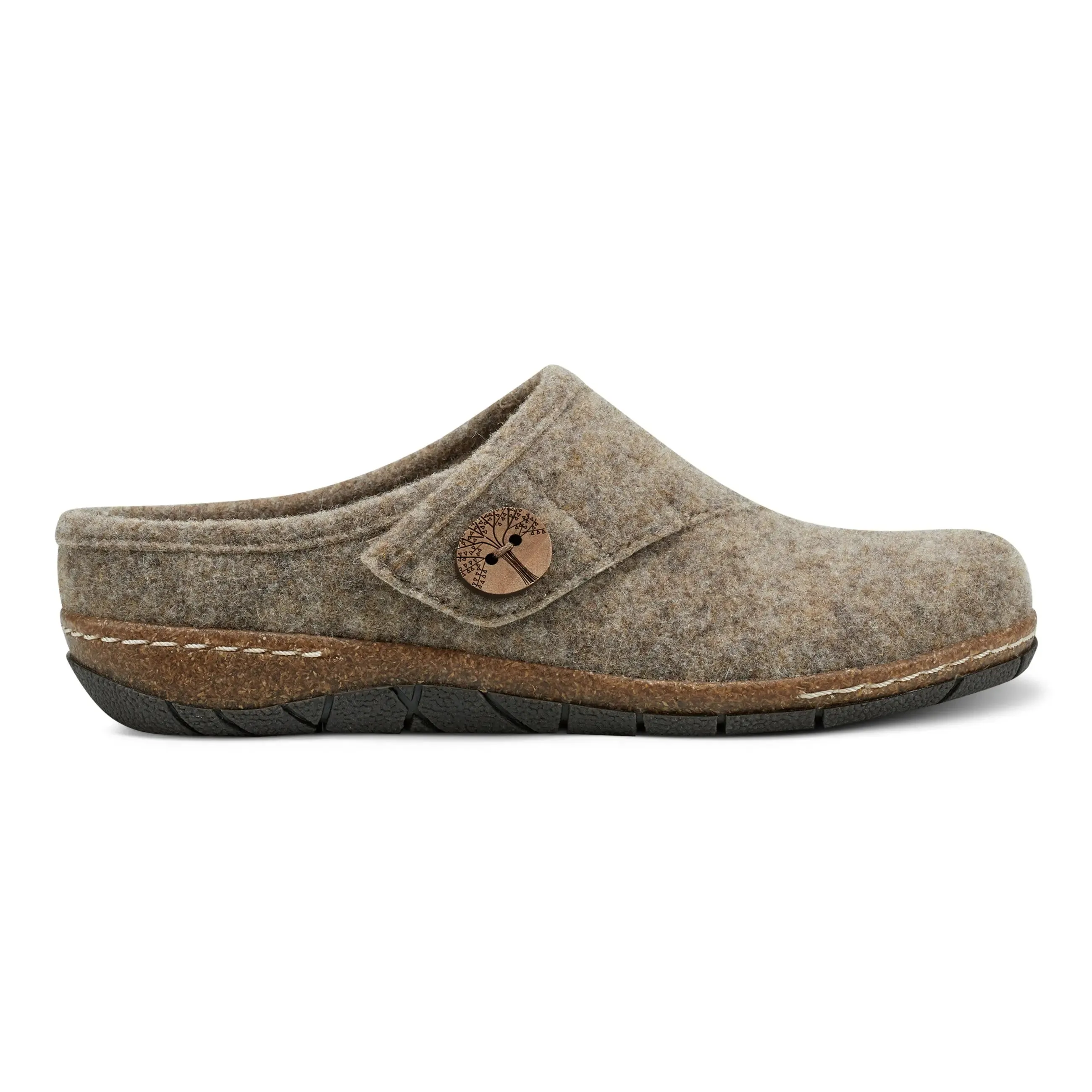 Ezra Round Toe Casual Slip-on Flat Clogs