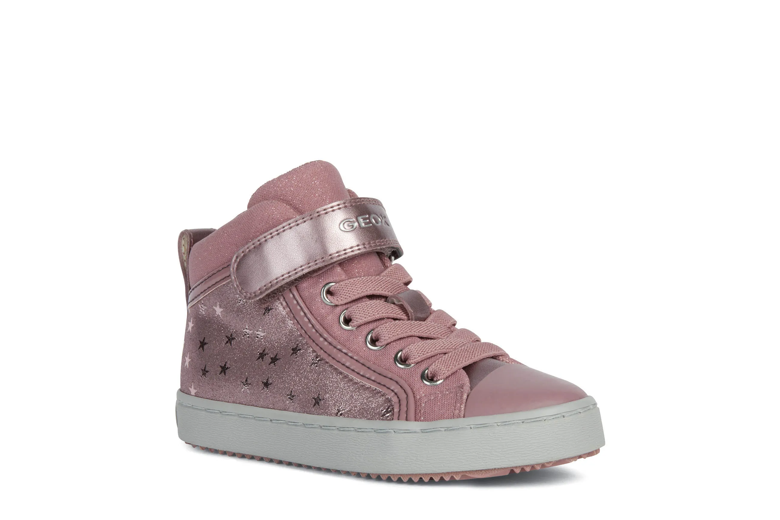 Geox Kalispera Girls Dark Pink Hi-Top Boot