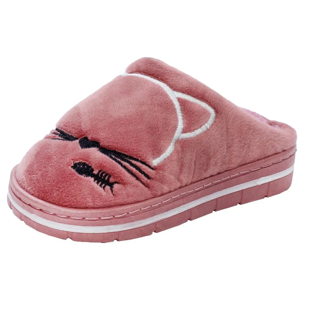 Girls' Soft Slippers (Cat)