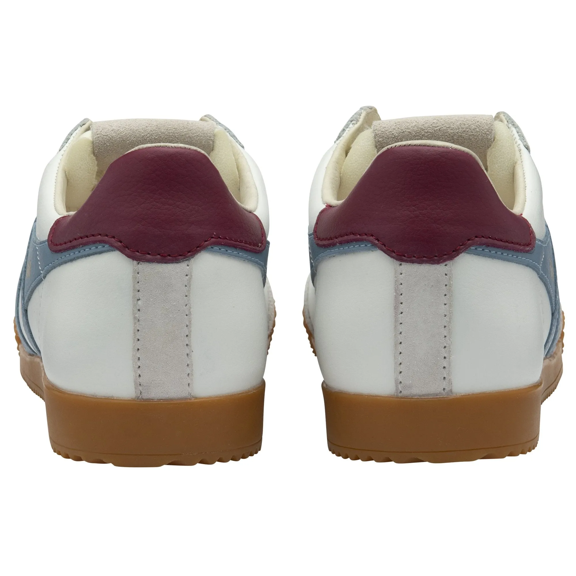 Gola Womens Elan Leather Trainer White/Iceberg/Cerise