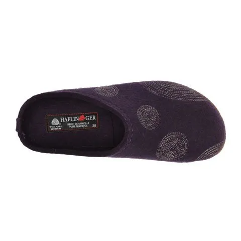 Haflinger Spirit Clog (Women) - Eggplant