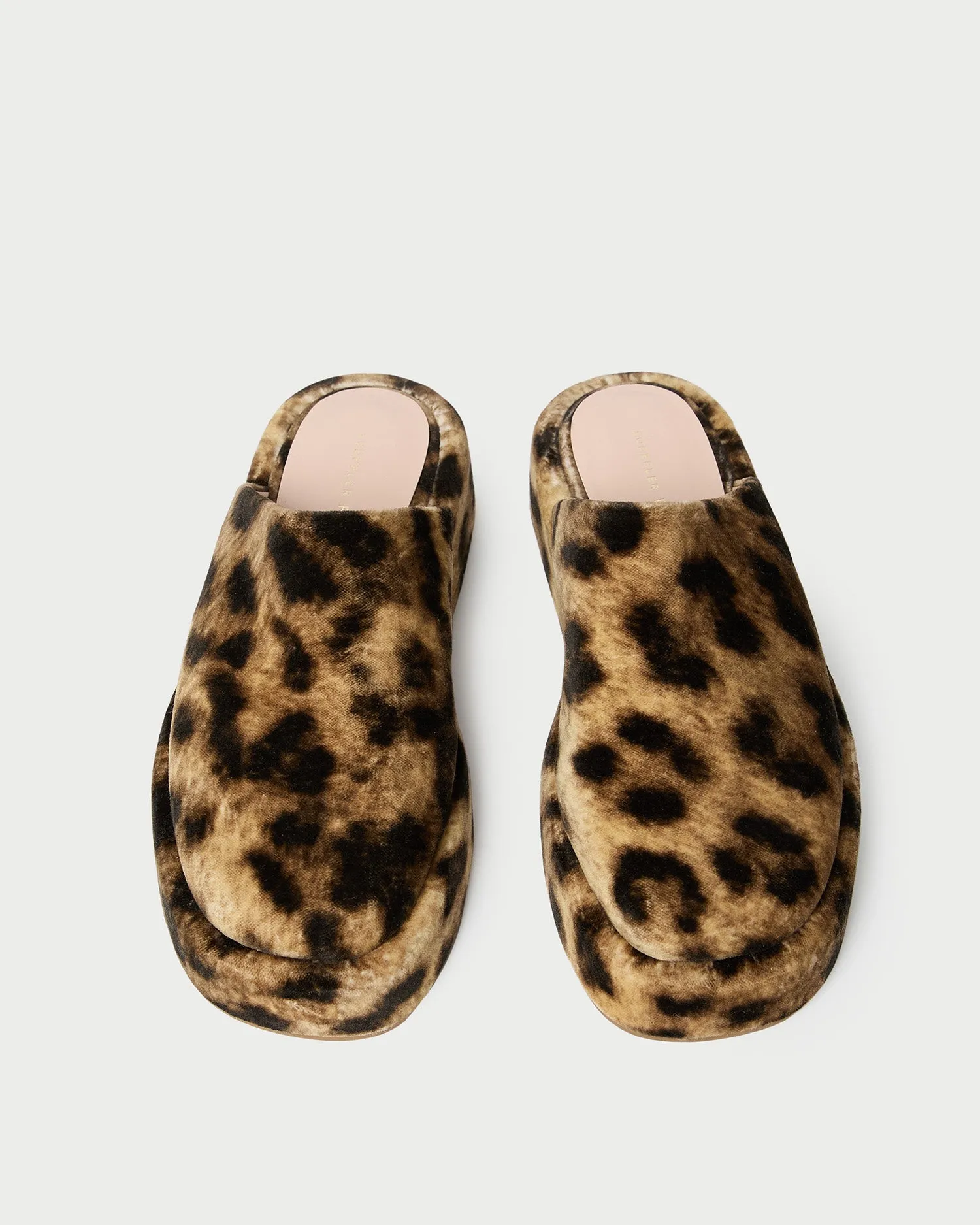 Haven Leopard Velvet Mule