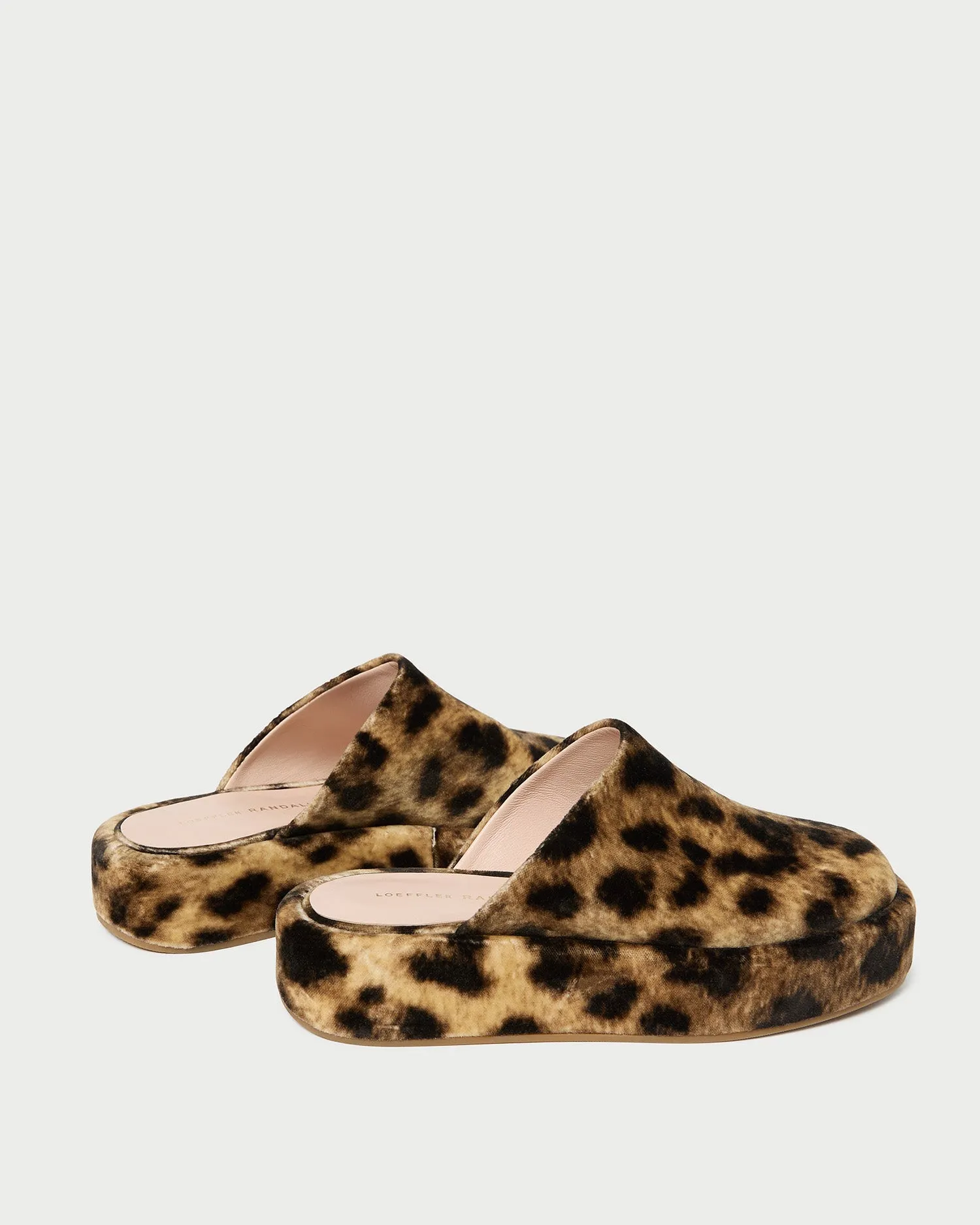 Haven Leopard Velvet Mule