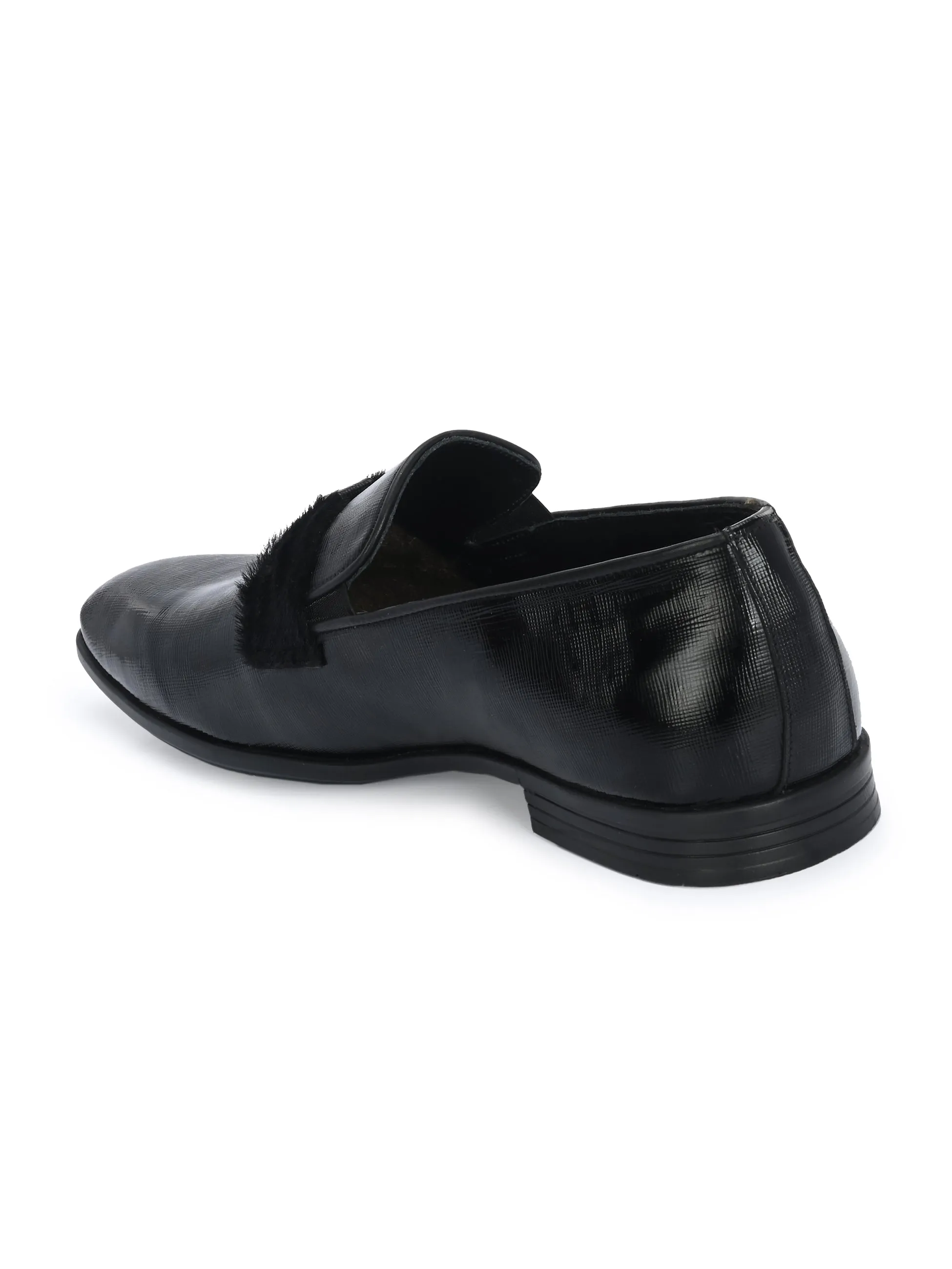 HITZ6346-Men's Black Leather Formal Shoes