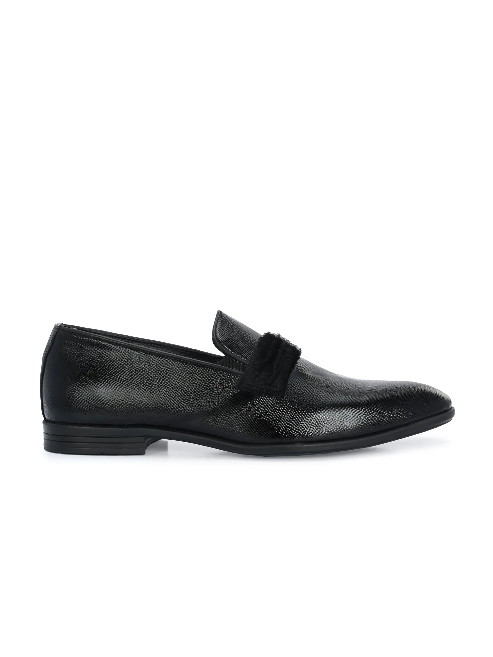 HITZ6346-Men's Black Leather Formal Shoes