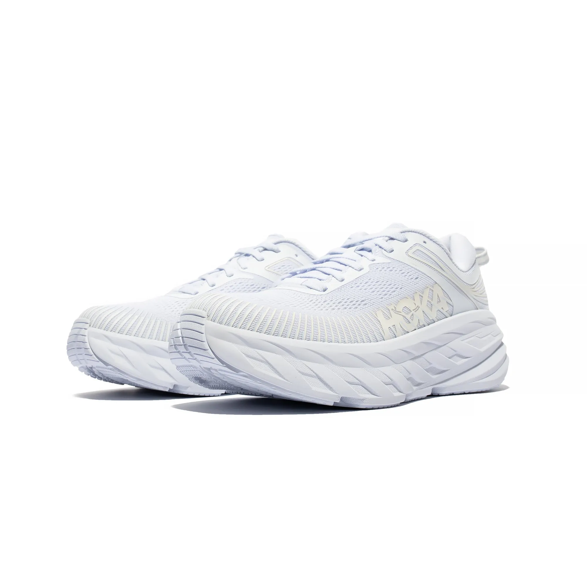 Hoka One One Womens Bondi 7 Shoes 'White'