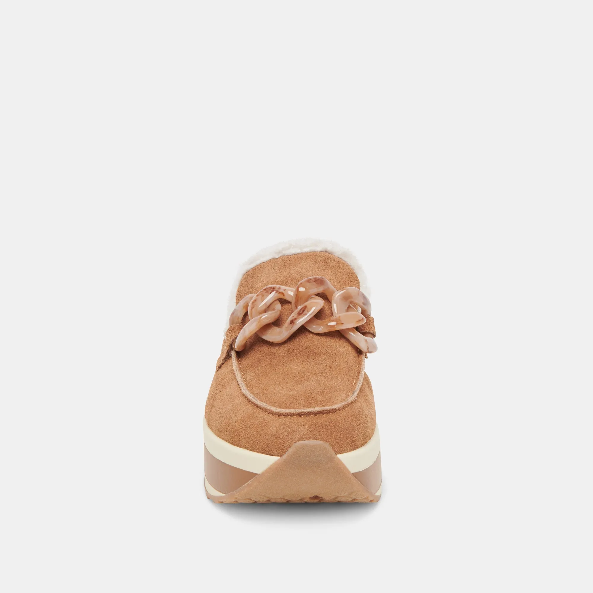 JAMEY PLUSH SNEAKERS PECAN SUEDE