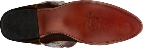 JUSTIN BUCK CHESNUT WESTERN BOOT