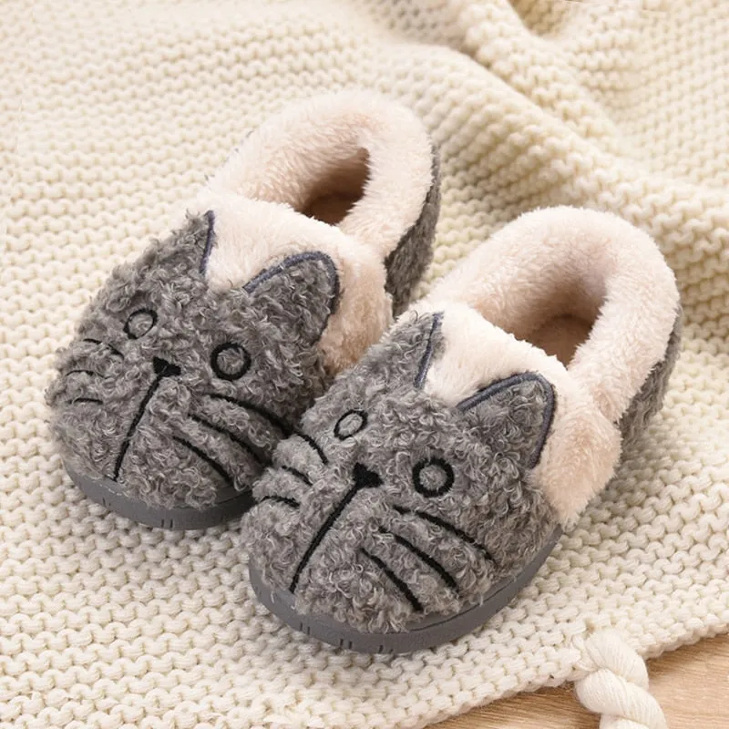 Kitten Slippers for Toddlers