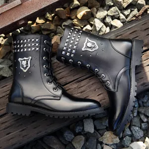 Leather Boot Men Casual Cotton Boots