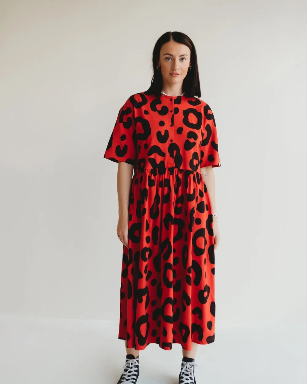 Matilda Oversized Animal Print Dress