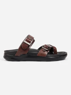 Men Brown Sandal / Slipper (ID4223)