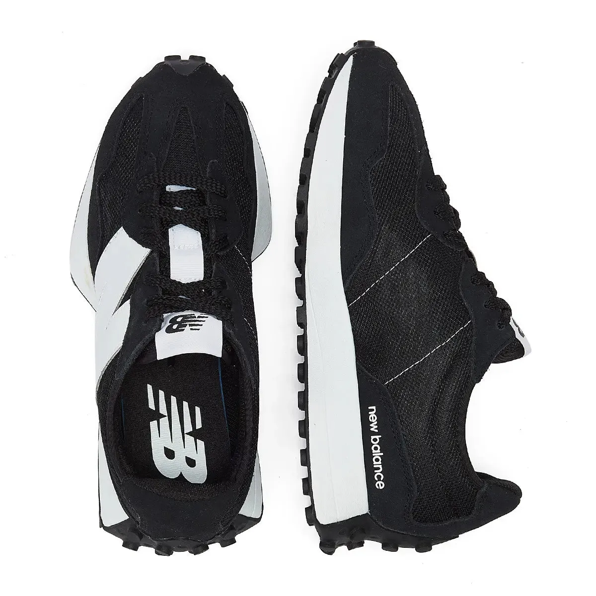 New Balance 327 Black Trainers