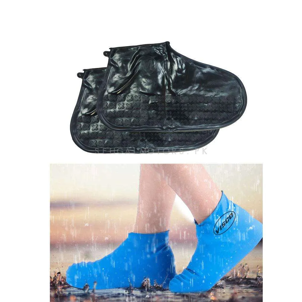 Non Slip Fashion Rain Shoes Rubber Cover - Large - Water proof Shoe Protector | Rubber Socks Random Colors