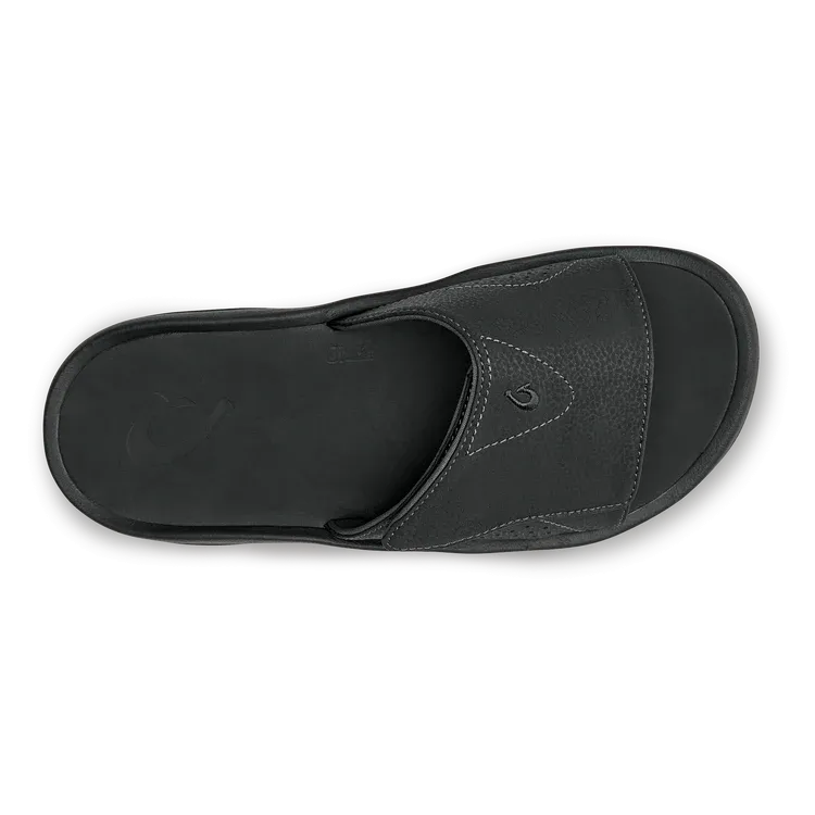 Olukai Nalu Slide Black Men's