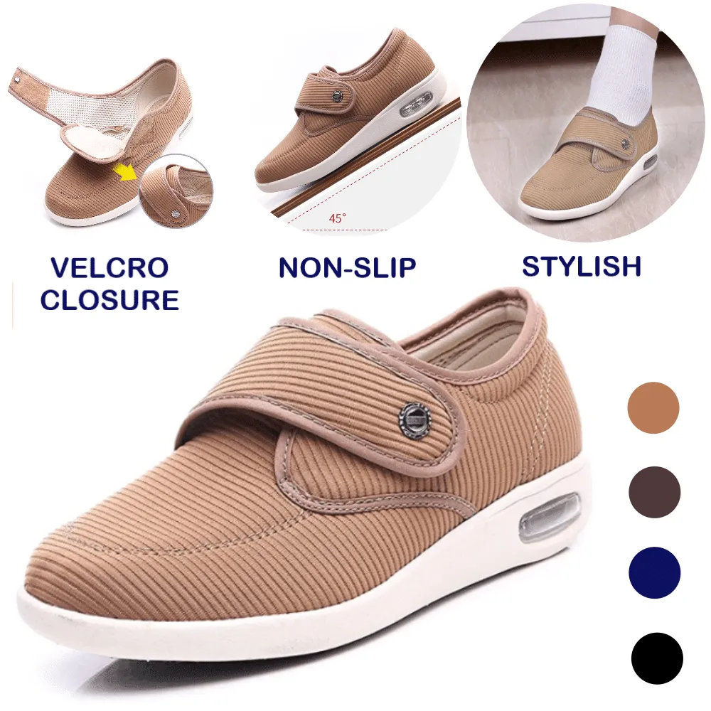 Owlkay Plus Size Wide Diabetic Shoes For Swollen Feet Width Shoes-NW002