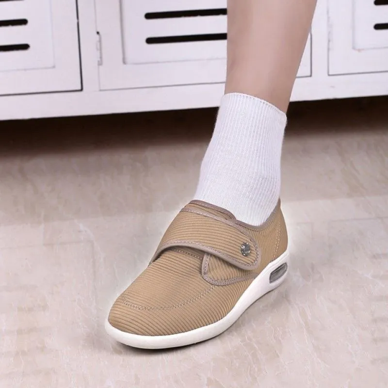 Owlkay Plus Size Wide Diabetic Shoes For Swollen Feet Width Shoes-NW002