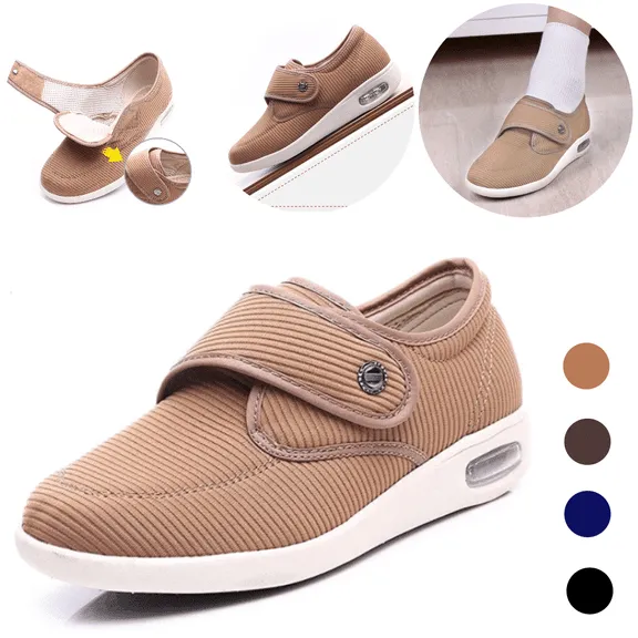 Owlkay Plus Size Wide Diabetic Shoes For Swollen Feet Width Shoes-NW002