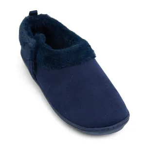 Paddy Slipper in Navy Fabric