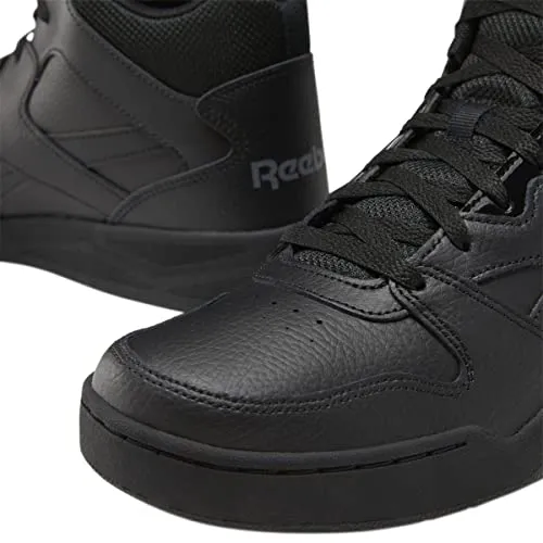 Reebok Men's BB4500 Hi 2 Sneaker, Black/Alloy, 9.5 Wide