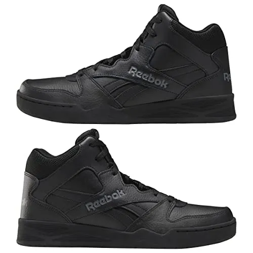 Reebok Men's BB4500 Hi 2 Sneaker, Black/Alloy, 9.5 Wide