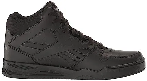 Reebok Men's BB4500 Hi 2 Sneaker, Black/Alloy, 9.5 Wide