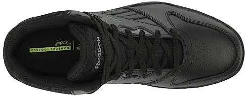 Reebok Men's BB4500 Hi 2 Sneaker, Black/Alloy, 9.5 Wide