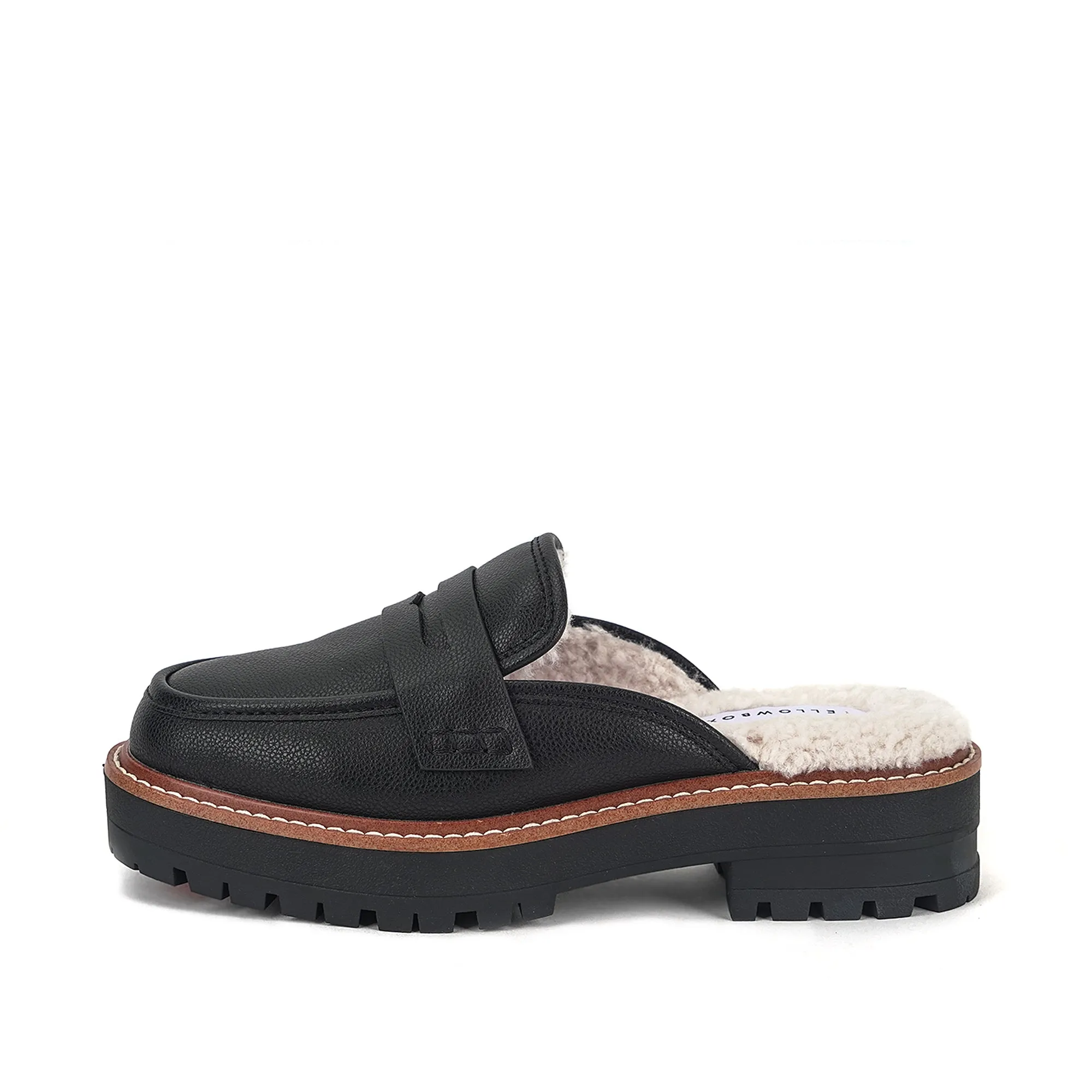 Shareen Shearling Loafer Mule