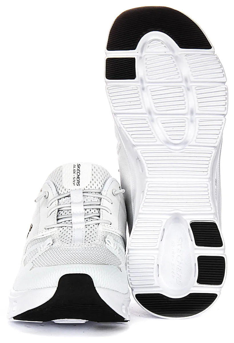 Skechers Glide Step Pro In White For Women