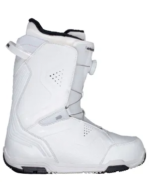 Snowboard Boots Strong White Atop Speed Lacing Setprodukt