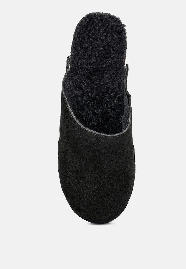 Tulley Suede Clogs Mules