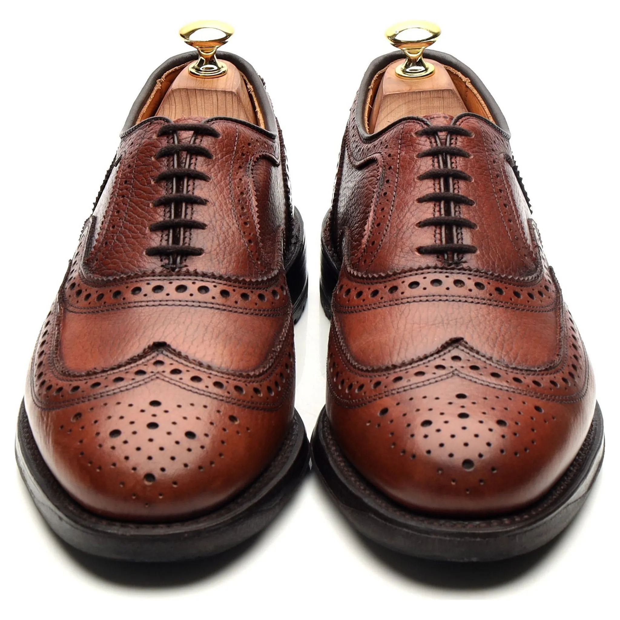 'Winslow' Brown Leather Oxford Brogues UK 7.5 US 8 E