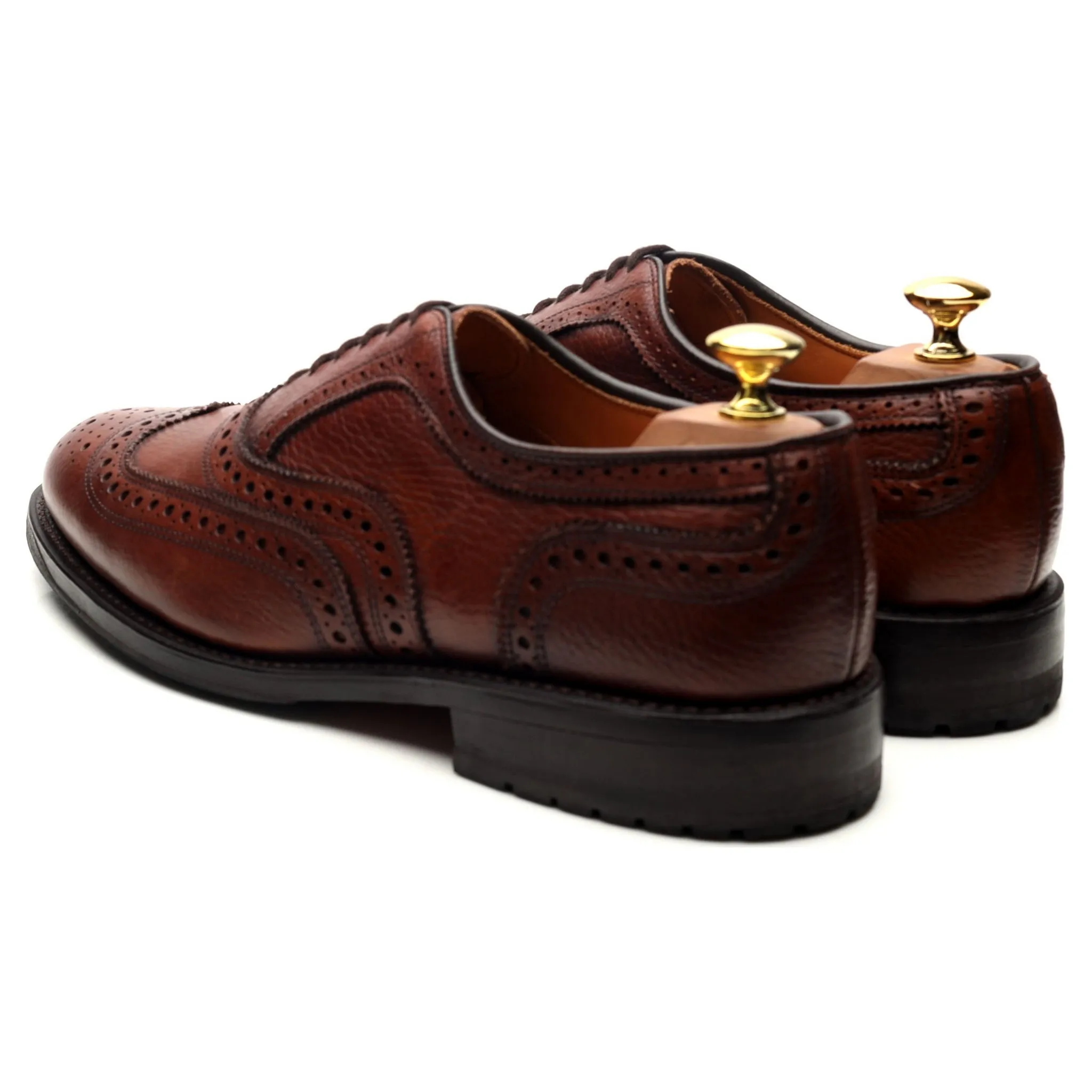 'Winslow' Brown Leather Oxford Brogues UK 7.5 US 8 E